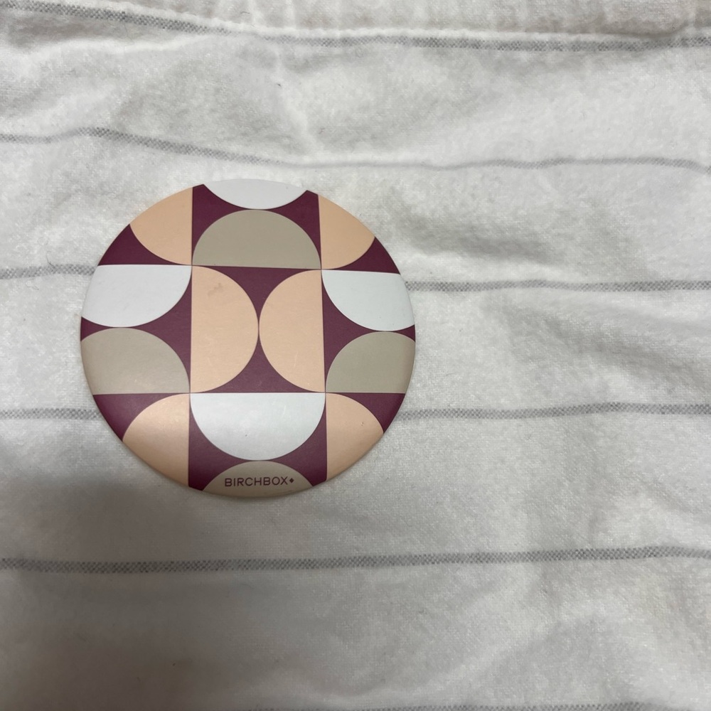 Geometric Mirror - Pink and Cream